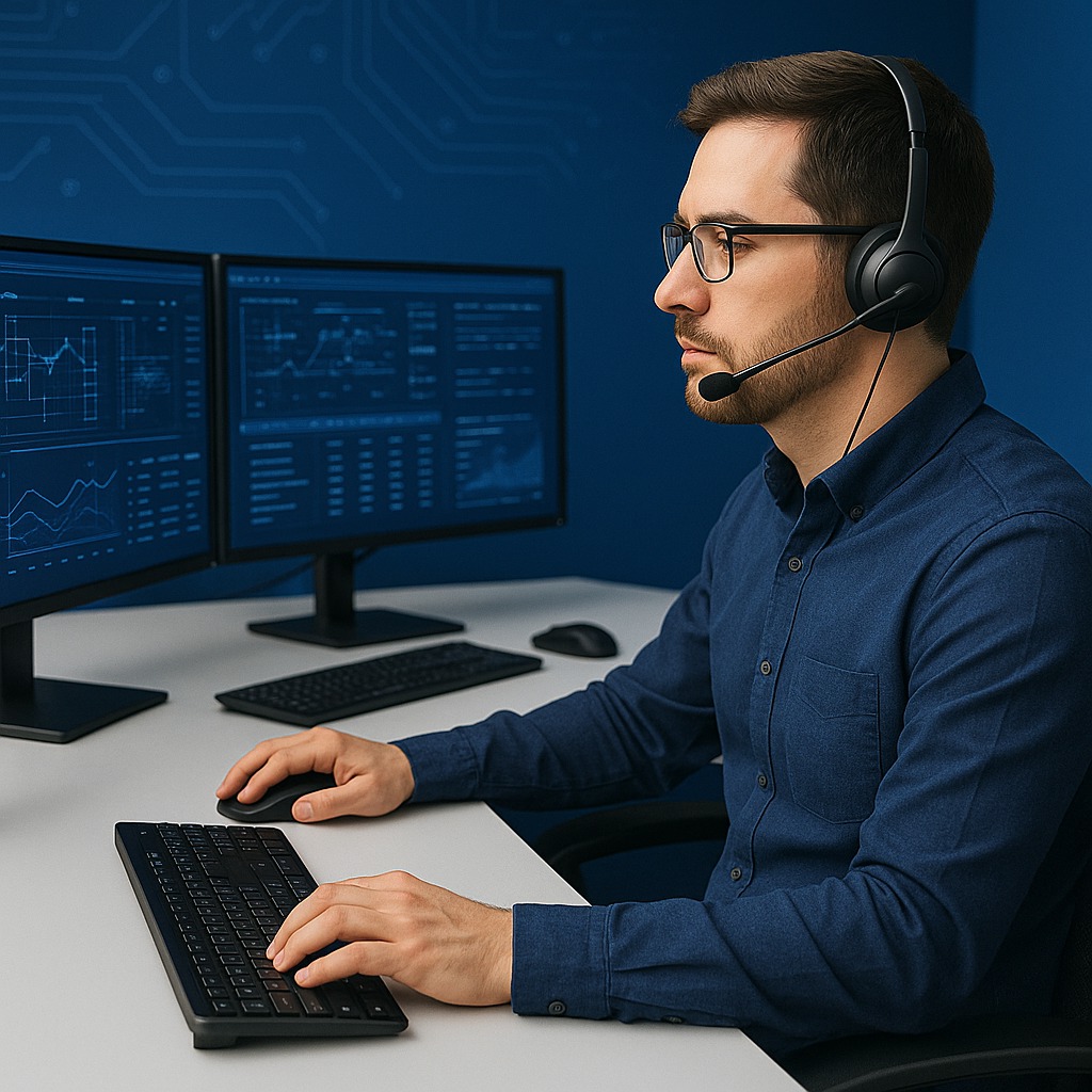 Produktionsmitarbeiter bei der Arbeit